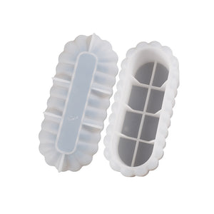 Oval Stripe Storage Box Mold