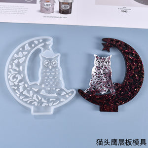 Owl Display Board Ornaments Mold