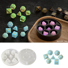 Load image into Gallery viewer, Seven Piece Set Multi sided Board Cat Claw Dice Mold
