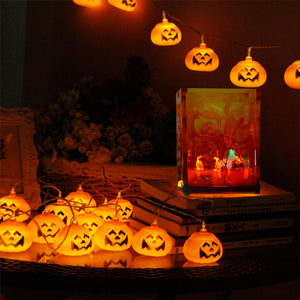 Halloween Pumpkin Lantern Witch Mold