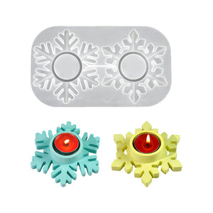 Snowflake Candle Holder Mold