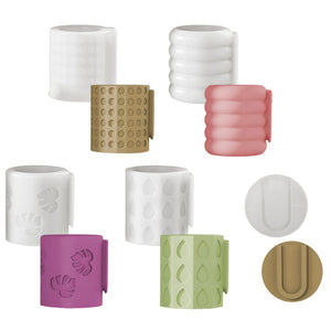 Multiple Wall Mounted Succulent Vases Silicone Mold