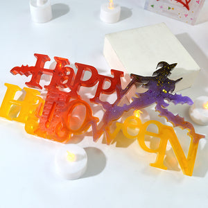 Halloween Witch Letter Mold