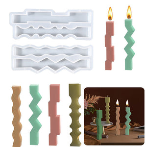 Wave Bar Candle Silicone Mold