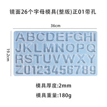 Load image into Gallery viewer, Letters Numbers Pendant Mold
