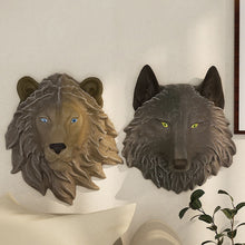 Load image into Gallery viewer, Large Lion Wolf Head Ornament Mold
