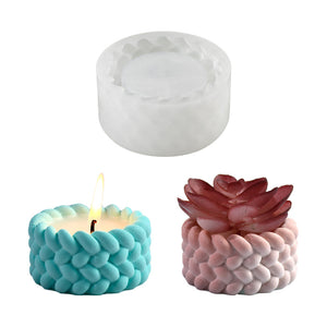Hemp Rope Holder Candle Cup Storage Mold