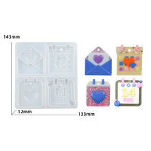 Load image into Gallery viewer, Valentine&#39;s Day Pendant Keychain Resin Mold
