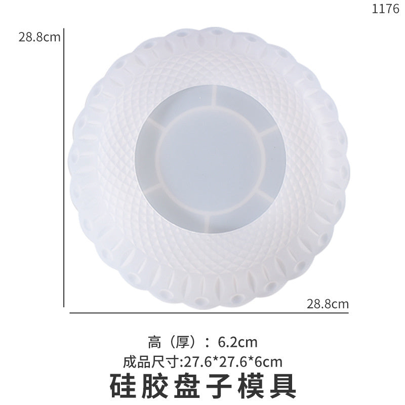 Large Lace Storage Plate Mold