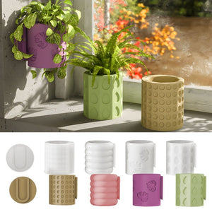 Multiple Wall Mounted Succulent Vases Silicone Mold