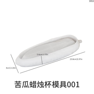Bitter Melon Candle Holder Mold