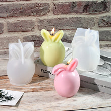 Load image into Gallery viewer, Easter Cute Egg Fold Ear Rabbit Candle Mold
