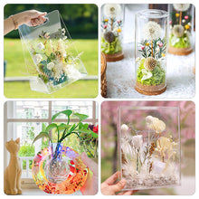 Load image into Gallery viewer, Flower card DIY material package, adhesive frame, group fan, candle decoration, filling material, eternal three-dimensional dry flower package
