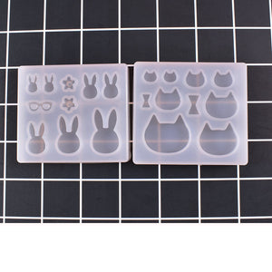 Pendant Rabbit Cat Earnail Patch Mold