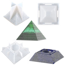 Load image into Gallery viewer, Pyramid Ashtray Silicone Mold
