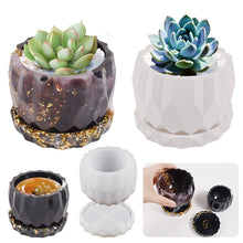 Load image into Gallery viewer, Diamond Cut Flower Pot Mold
