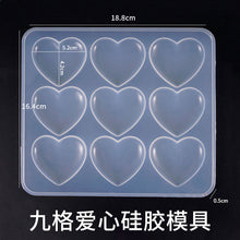 Load image into Gallery viewer, Nine Grid Love Pendant Mold
