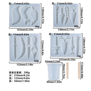 Defense Knife Silicone Mold Set