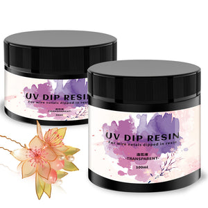 Wire Mesh Flower Materials UV Dip Resin