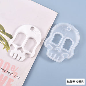 Skull Fist Clasp Silicone Mold