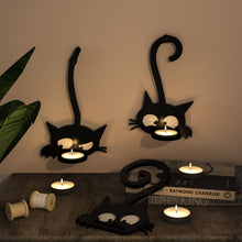 Load image into Gallery viewer, Three Kittens Wall Decoration Candle Holder Mold
