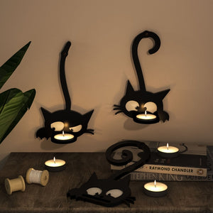 Three Kittens Wall Decoration Candle Holder Mold