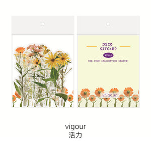 Transparent Flower Stickers