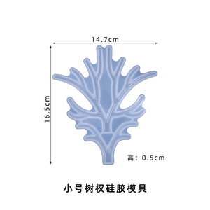 Small Deer Horn Tree Branch Display Frame Silicone Mold