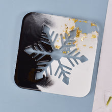 Load image into Gallery viewer, Hollow out Snowflake Coaster Silicone Mold
