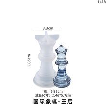 Load image into Gallery viewer, International Chess Pieces and Chessboard Mold
