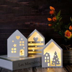 Luminous Hollow House Storage Box Silicone Mold