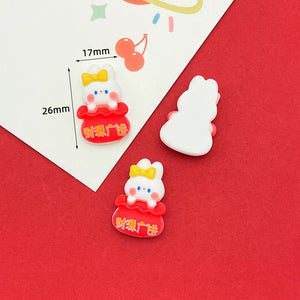 Blessing Resin Rabbit Year Accessories