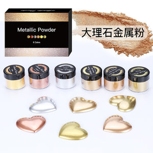 6 Colors Metallic Powder