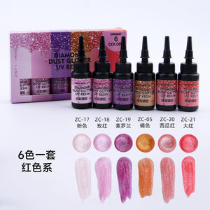 Diamond Dust Glitter UV Resin Set