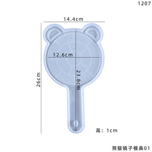 Load image into Gallery viewer, Little Panda Handheld Makeup Mirror Mold
