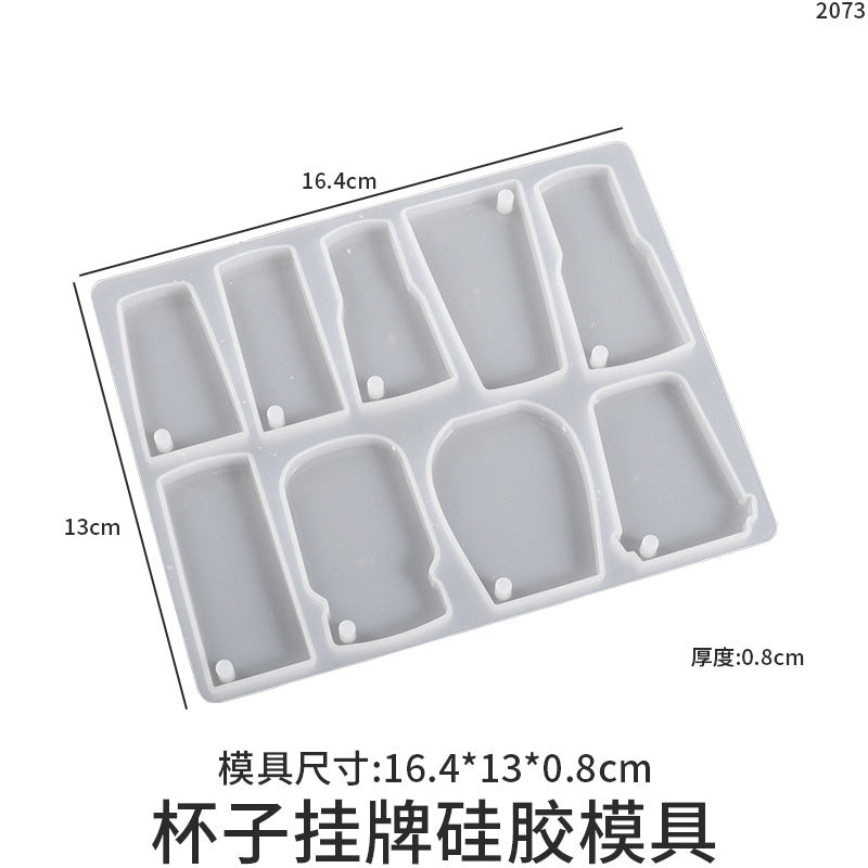 Cup Pendant Silicone Mold