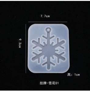 Snowflake Pendant Mold