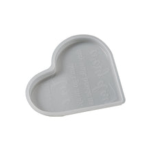 Load image into Gallery viewer, Heart shaped Commemorative Plate Ornaments Mold
