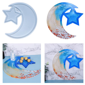 Star Moon Tray Silicone Mold