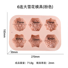 Load image into Gallery viewer, Big Snowflake Silicone Mold
