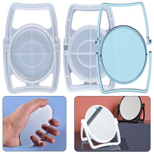 Load image into Gallery viewer, Elliptical Cosmetic Mirror Acrylic Lens Silicone Mold
