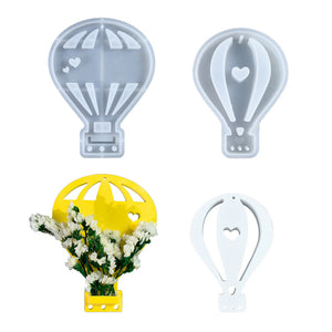 Hot Balloon Silicone Flower Arrangement Pendant Mold