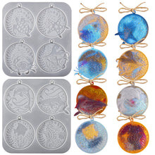 Load image into Gallery viewer, Round Marine Animal Pendant Mold
