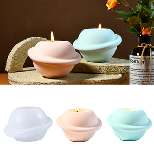 Rotates Around the Planet Candle Holder Silicone Mold