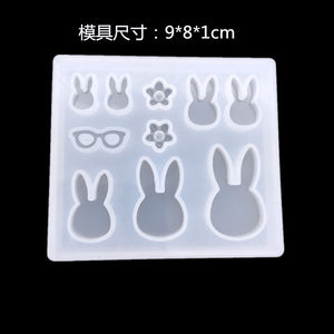 Rabbit Cat Pendant Molds