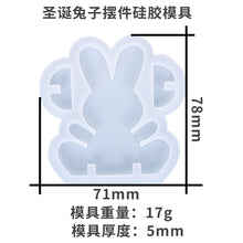 Load image into Gallery viewer, Christmas Rabbit Silicone Mold
