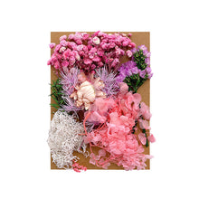 Load image into Gallery viewer, Flower card DIY material package, adhesive frame, group fan, candle decoration, filling material, eternal three-dimensional dry flower package
