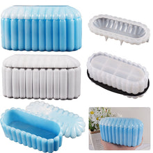 Load image into Gallery viewer, Oval Stripe Storage Box Mold
