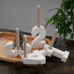 Geometry 1234 Digital Candle Holder Mold