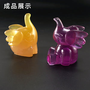 3D Small Elephant Silicone Mold